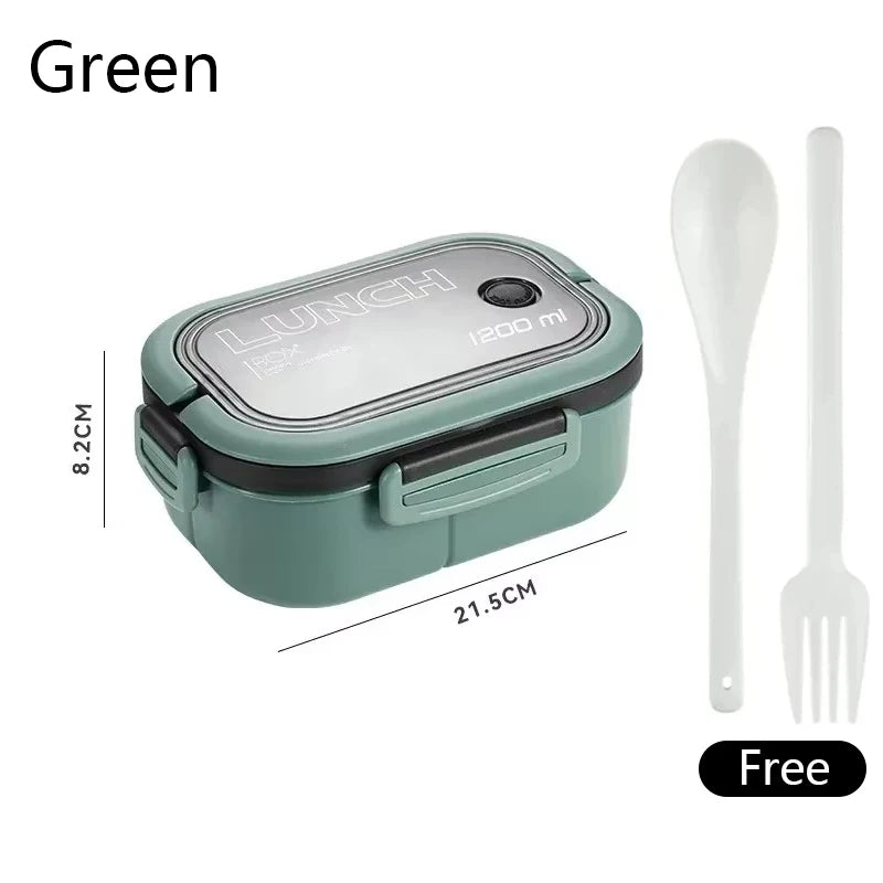 Boîte à déjeuner mignonne pour enfants, compartiments pour micro-ondes, Bento, école, Camping en plein air, pique-nique, récipient alimentaire Portable