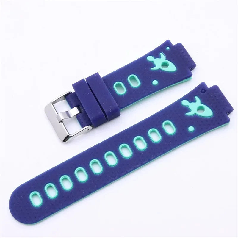15mm enfants bracelet de montre Smartwatch enfants bracelet en Silicone bracelet de montre étanche bracelet Flexible universel réglable montre ceinture