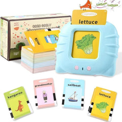 Cartes Flash parlantes d'apprentissage éducatif pour enfants de la maternelle, livre Audio électronique en langue anglaise, jouets pour apprendre les mots anglais