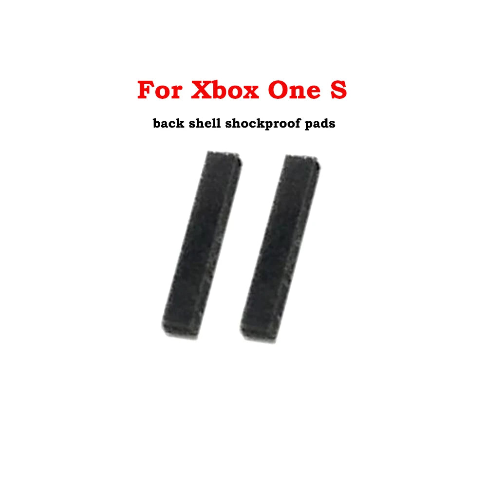 1 paire = 2 coussinets antichoc pour Xbox série X/S coque arrière LT RT tampons en caoutchouc pour Xbox One Slim Elite 2 manette de jeu amortisseurs Pad