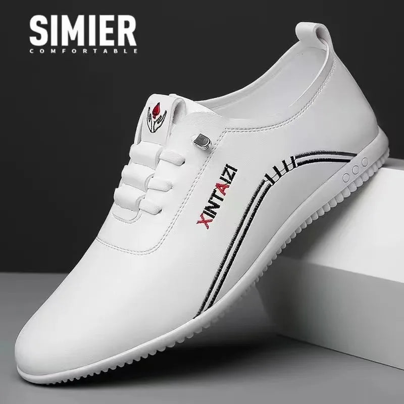 Chaussures en cuir pour hommes mode semelle souple hommes mocassins confortables chaussures de marche légères chaussures plates pour homme mocassins Zapatillas Hombre