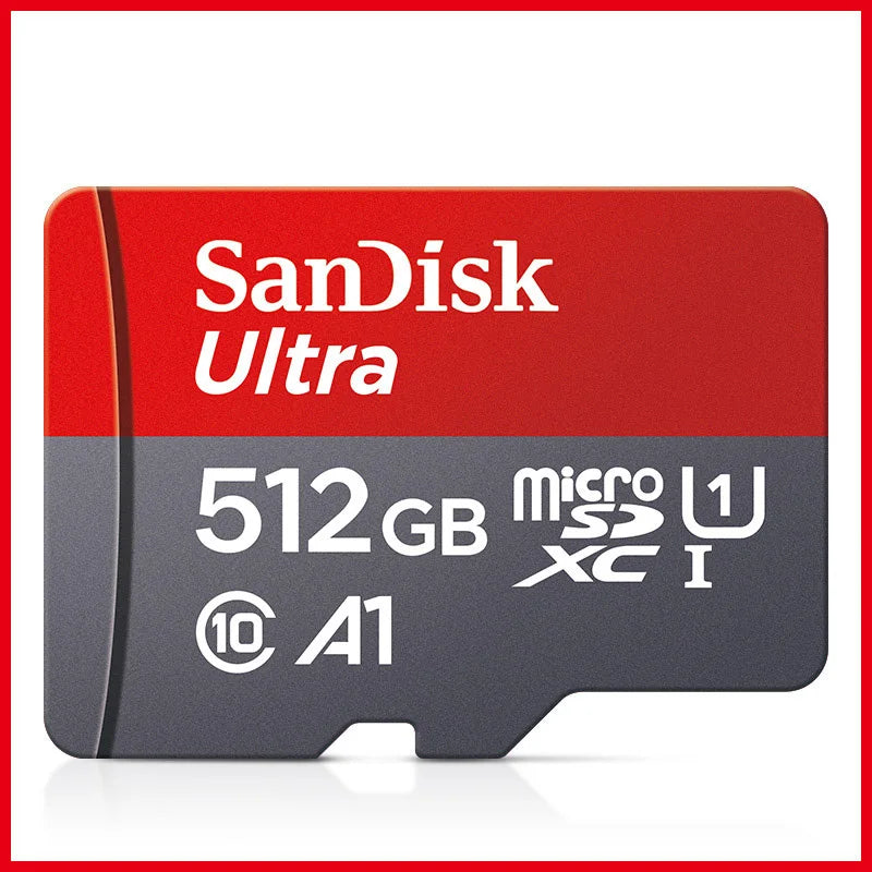 Sandisk carte Micro SD Ultra 32G 64G 256G carte mémoire 1 to C 10 512G Original 128G carte Flash Trans pour Smartphone bureau Nintend
