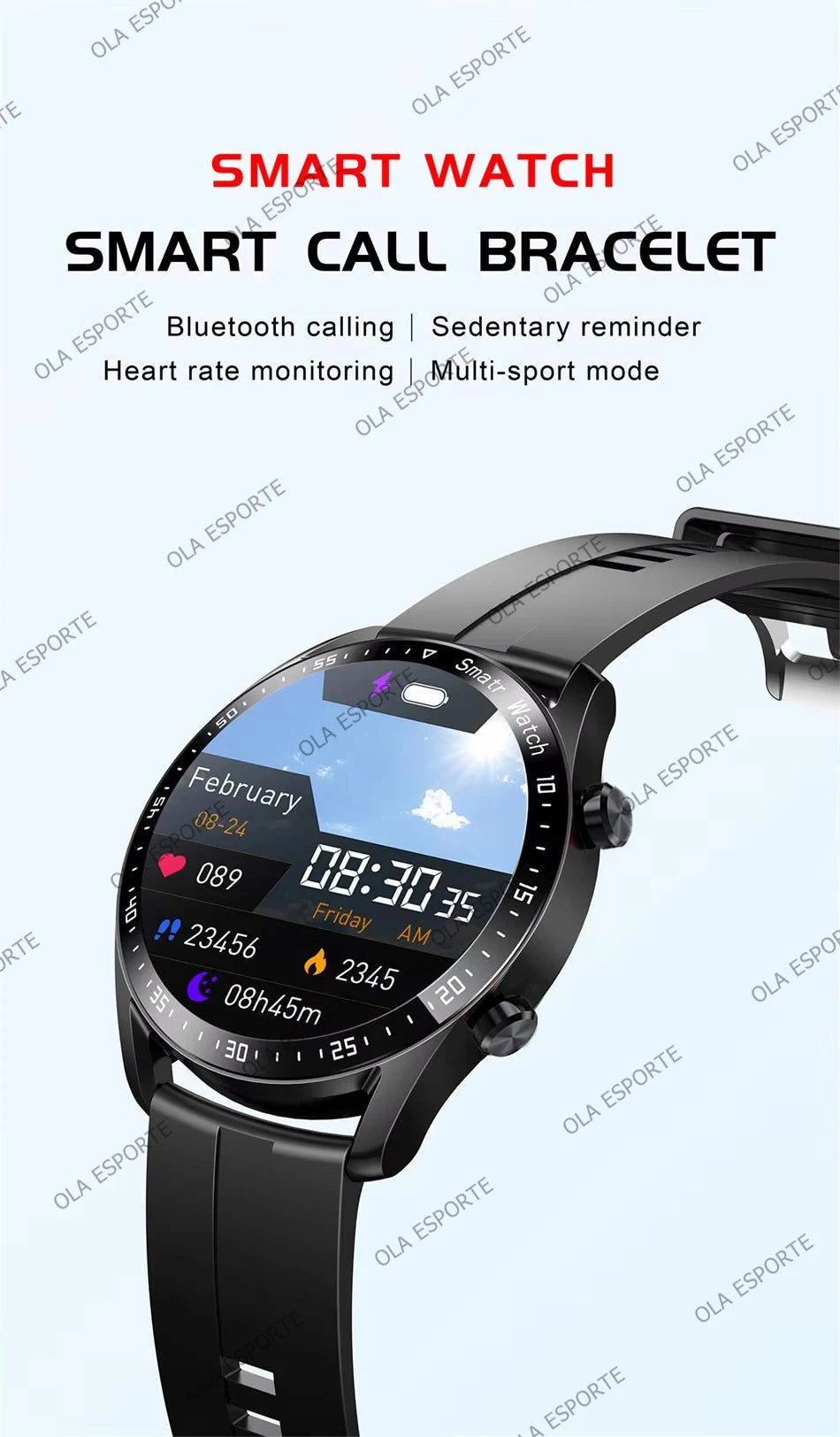 2025 nouvelle montre intelligente femmes hommes AMOLED écran Bluetooth appel plein écran tactile météo appel sport Bracelet intelligent 5ATM étanche