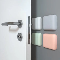 Self-adhesive silicone door handle bumper, silent door stop, shock protection, wall protection, home improvement
