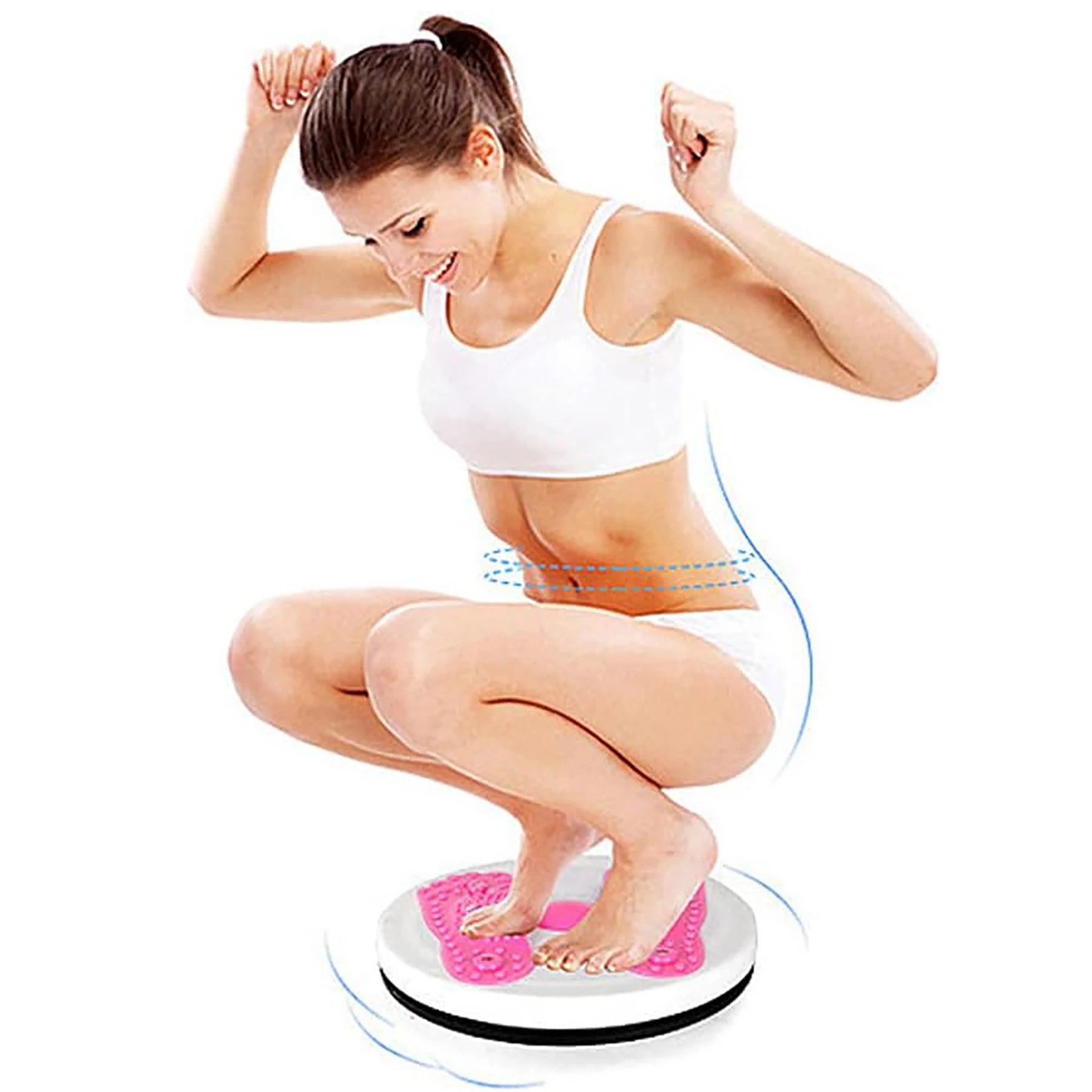 Équipement de Fitness pour Abdominaux, Table artificiel astique de Torsion de la Taille, Dispositif de Perte de Poids, Disque de Torsion de la Taille