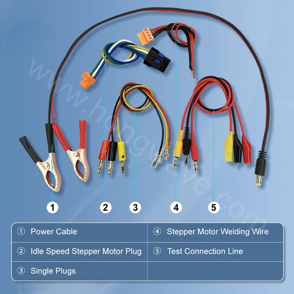 QDB 3A automatic ignition coil tester, electronic throttle test, IAC valves, high COP coils, injectors, FID valves, diagnostic tool
