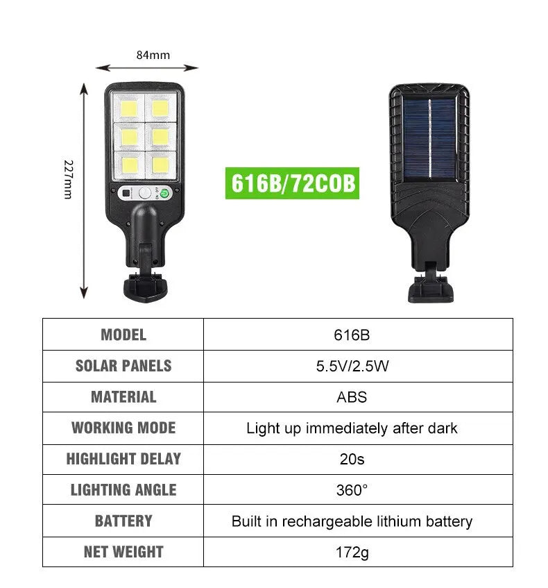 Outdoor LED lights, waterproof lights with motion sensors and remote-controlled induction lights for garden, patio, and garage lighting
