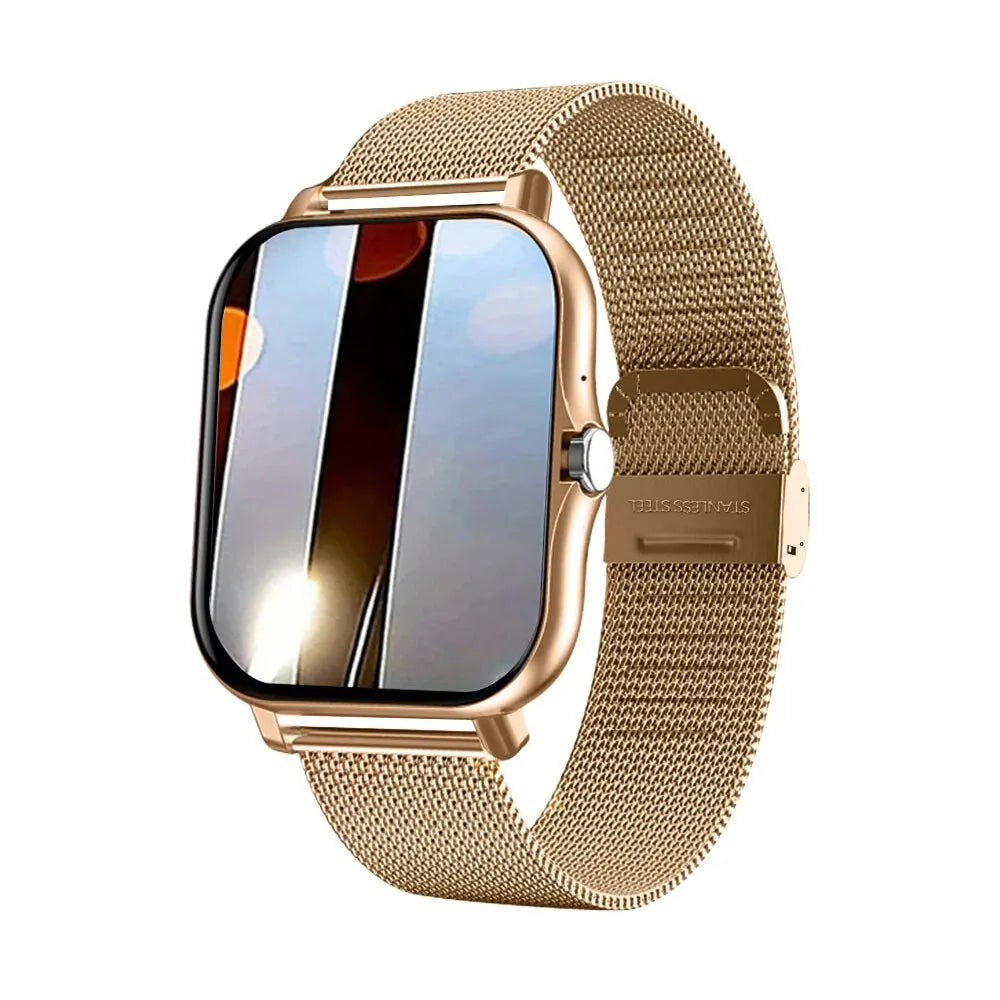 Montre intelligente pour téléphone android. Écran couleur 1,44 pouces, entièrement tactile, appel Bluetooth, montre intelligente, charge magnétique