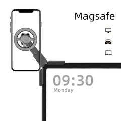 Support de téléphone portable pour écran d'affichage monté sur voiture, Rotation libre à 360 degrés, support pliable utilisé pour voiture et véhicule électrique