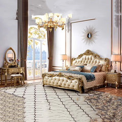 Ensemble de chambre à coucher design moderne princesse pour filles, literie double haut de gamme, luxe, meubles nordiques existants