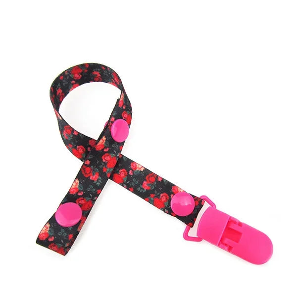 1pc bébé sucette Clips chaîne matériau confortable mignon factice pince titulaire mamelons enfants dessin animé attache-sucette attache-sucette