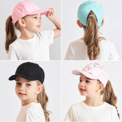 Casquettes de Baseball pour mère et enfant, accessoires d'été pour filles, chapeau de soleil, sport, voyage, pour enfants, réglable 53/56cm