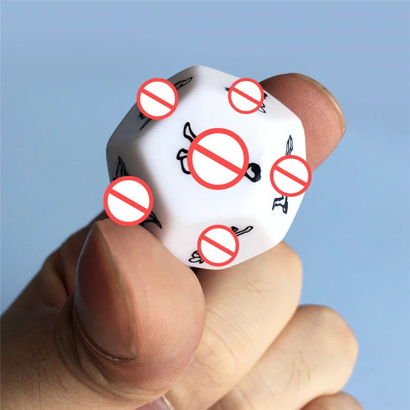 Jouets sexuels pour Couples femmes jeu pour adultes dés sexuels drôles 6/12 côtés Romance amour Humor jeu érotique merde dés barre cadeau de noël