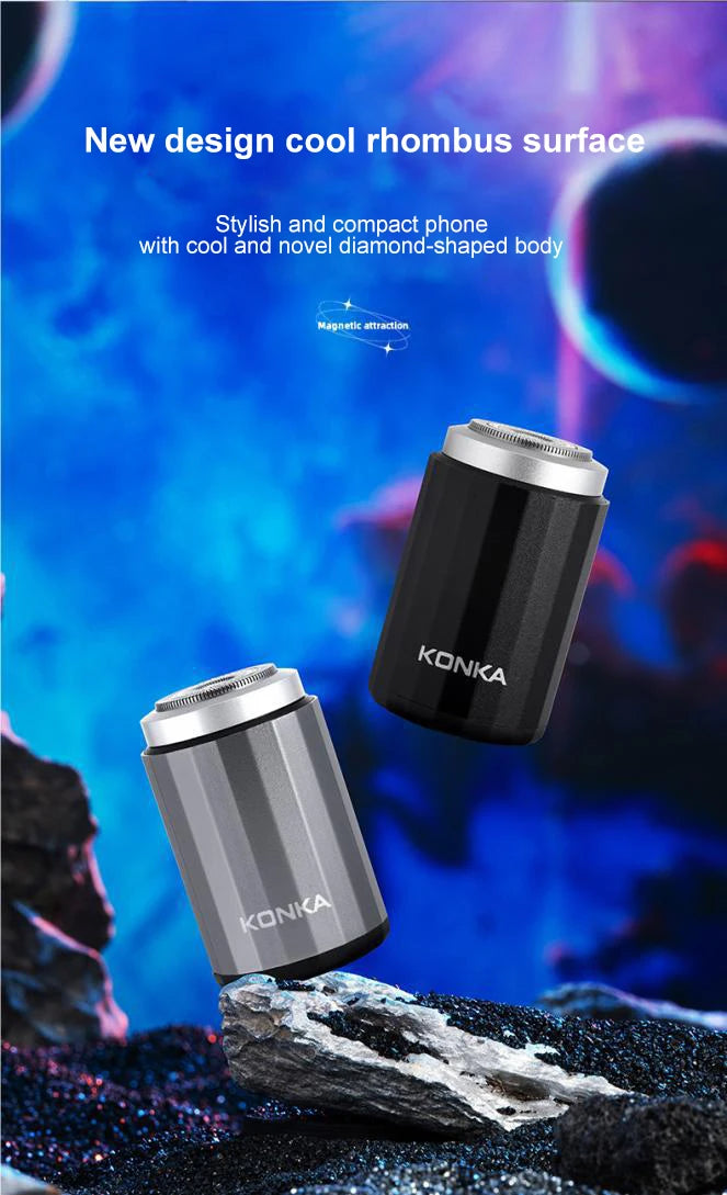 Mini rasoir électrique Portable et étanche, rechargeable, type-c, forte, haute vitesse, longue Endurance, adapté humide et sec, nouveauté 2025