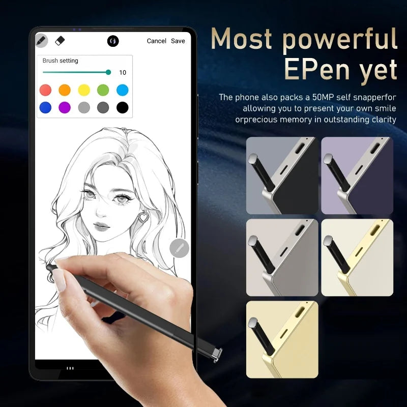 Vision mondiale S25 Ultra Smartphone 5G Android 12 8GB RAM 512GB ROM 6.8 pouces téléphone 1920x1080HD 24 + 48MP 4 5G réseau téléphones mobiles