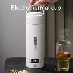 JFBONIN bouilloires électriques Portable thé café bouilloire voyage faire bouillir l'eau tasse thermique Anti-brûlure bouteille d'eau Menu anglais