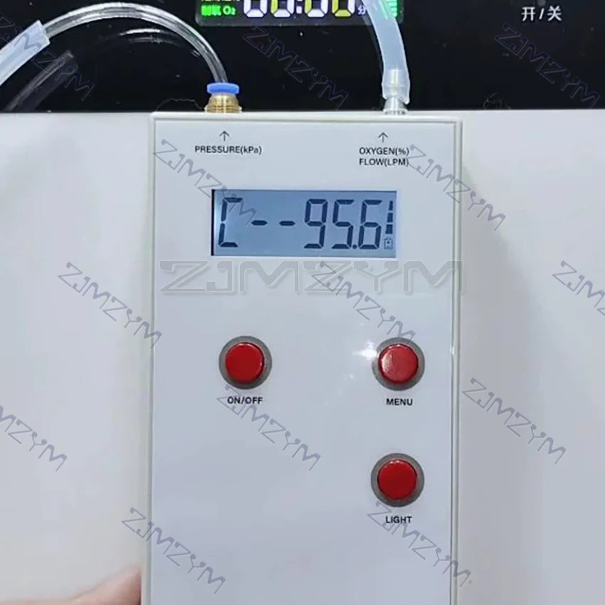 Analyseur d'Oxygène Professionnel Portable, Détecteur de Concentration d'Oxygène, Débit et Pression, Détecteur de Gaz