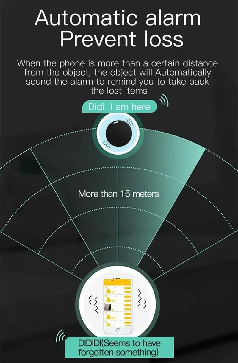 Xiaomi GPS traqueur de voiture intelligent Mini Bluetooth 5.0 dispositif Anti-perte détecteur d'animaux pour IOS Android personnes âgées enfants localisateur de portefeuille