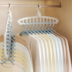 Cintre pliant multi-trous, support de rangement antidérapant, gain de place, organisateurs pour garde-robe, jean, pantalon, écharpe
