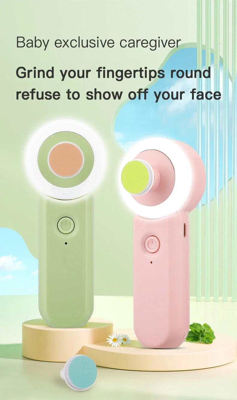 Shoous-Coupe-ongles électrique aste pour nouveau-né, ciseaux anti-serrage pour bébé, ensemble de ciseaux à ongles pour bébé, broyeur à ongles