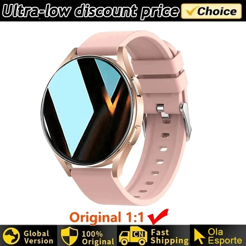 Smartwatch femmes montre 6 surveillance de la santé montre étanche Assistant vocal Bluetooth appel montre intelligente 2025 nouvelle montre de sport