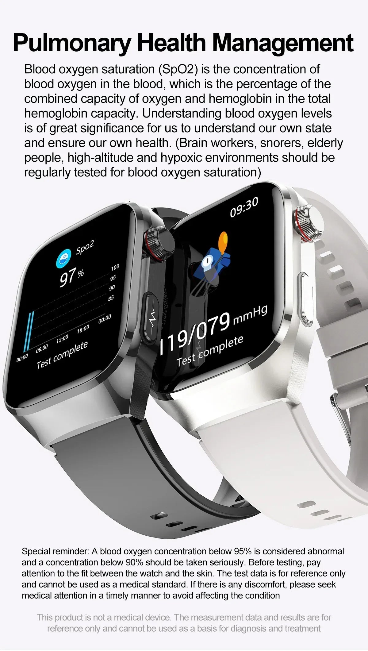 Xiaomi pression artérielle acide uricique graisse corporelle Smartwatch Micro examen physique orgue santé montres Bluetooth appel montre intelligente