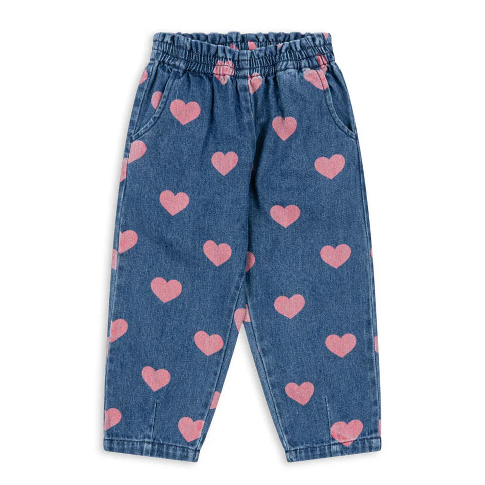 Robe imprimée mignonne pour filles, ensemble de vêtements pour tout-petits, veste à bretelles en jean, robes à enfiler en denim pour enfants, pantalons en jean combiné, marque KS, 2024