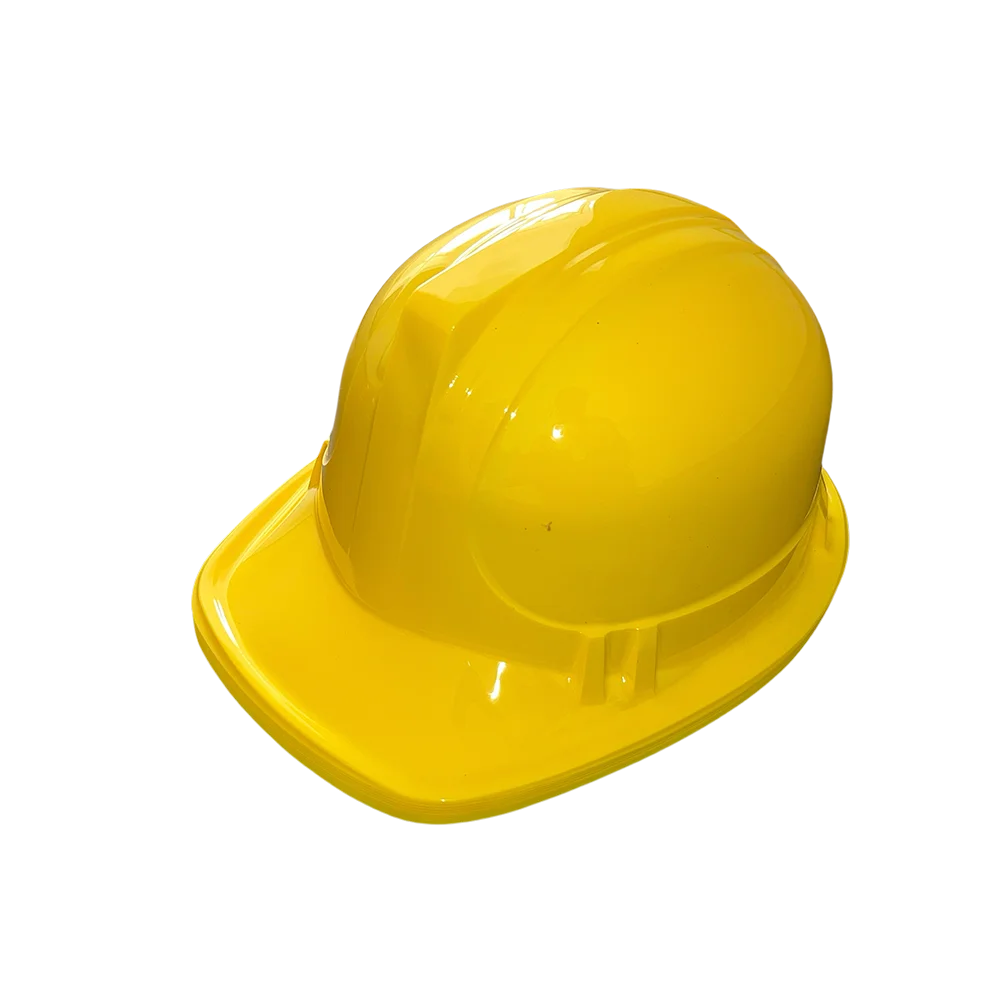 Chapeaux de Construction pour enfants, matériel en plastique souple, thème de Construction, chapeaux de robe de fête d'anniversaire, fournitures de décoration de fête, 12 pièces