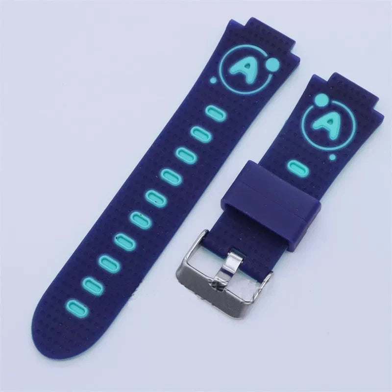 15mm enfants bracelet de montre Smartwatch enfants bracelet en Silicone bracelet de montre étanche bracelet Flexible universel réglable montre ceinture