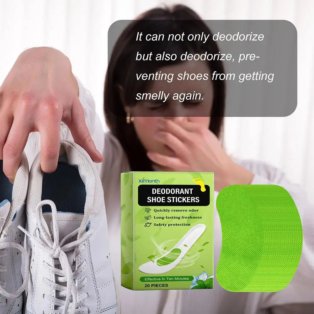 Chaussures déodorant Patch Sneaker odeur pied frais Anti-odeur absorbant la sueur respirant antibactérien stérilisation semelle intérieure Invisible