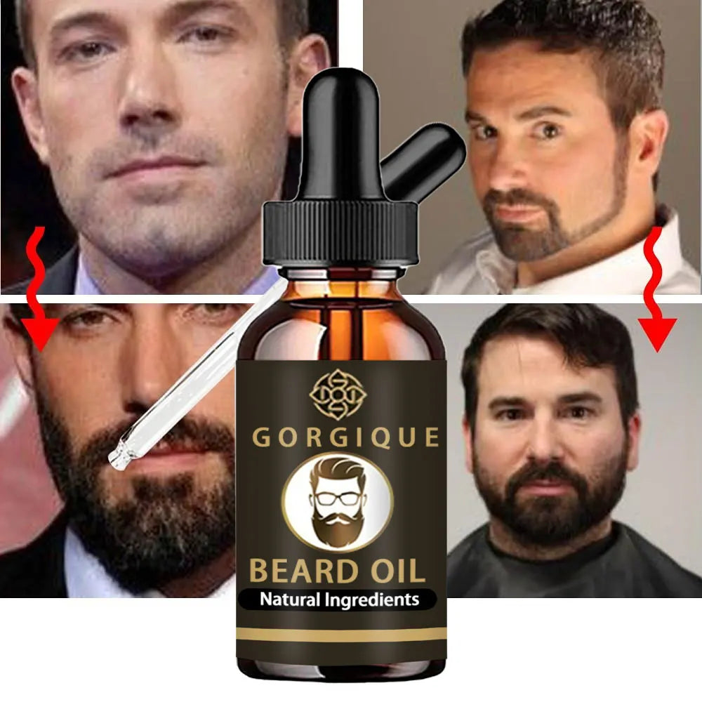 Huile naturelle pour la croissance de la barbe pour hommes, hydratante, lissante, outils de croissance des cheveux, revitalisant pour messieurs, soins pour la barbe