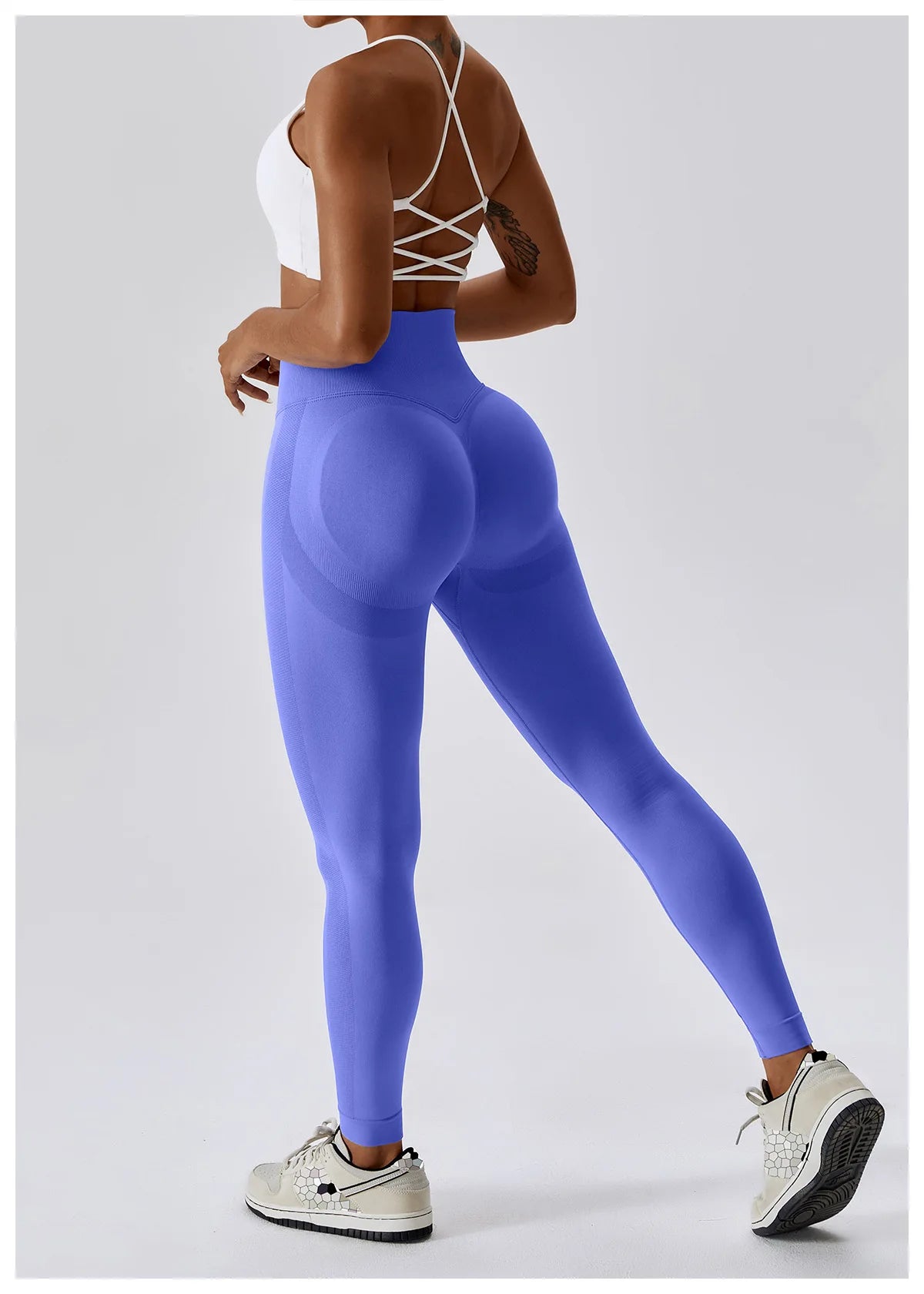 Leggings de Yoga femmes Fitness course taille haute pantalon mince Push Up Sport Scrunch fesses Legging gymnastique athlétique Jogging entraînement femme