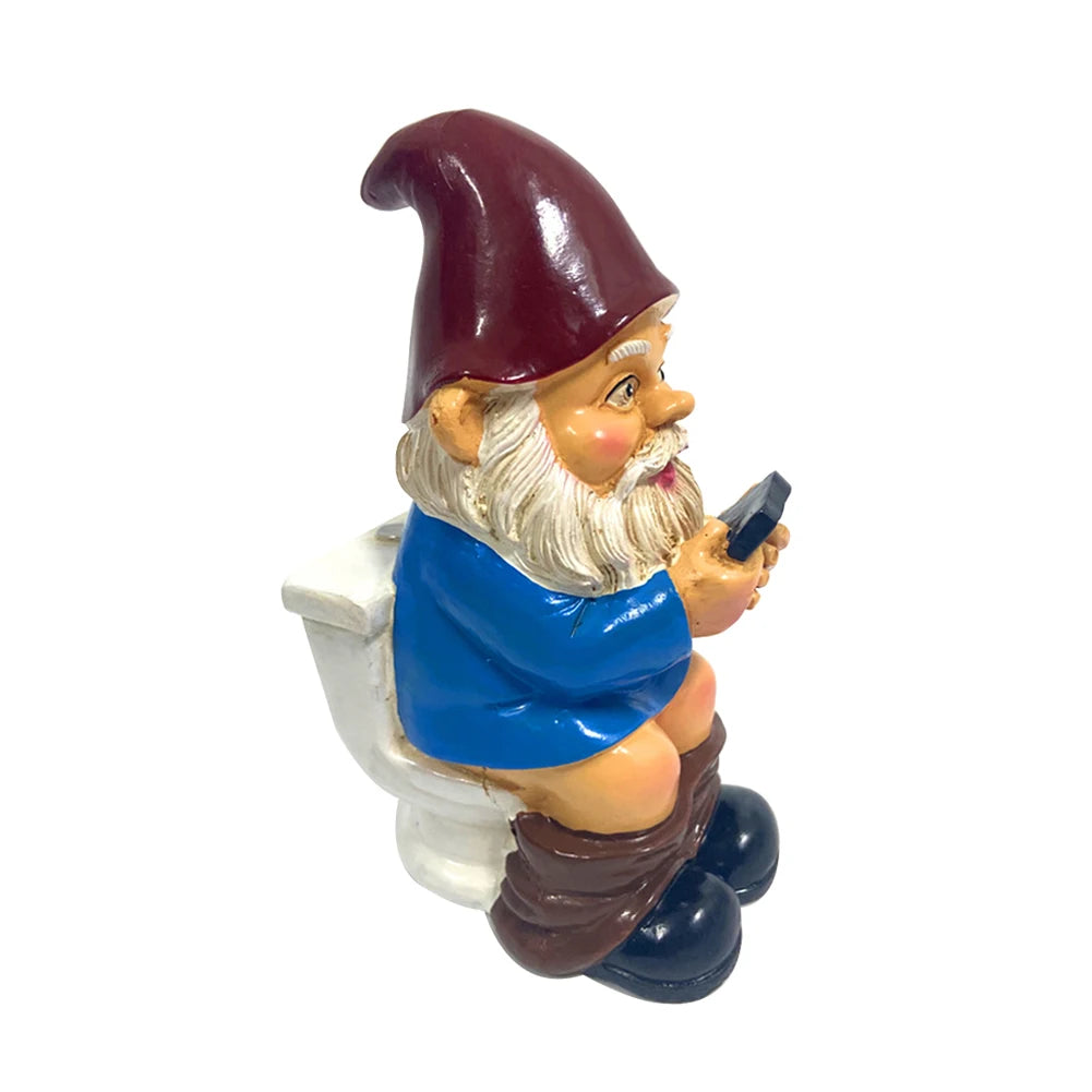 Miniature garden gnome ornaments, garden gnome, Auckland figurine, crafts, yard decoration in intensified resin