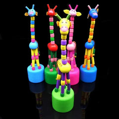 Jouets d'ApprentiCumbria en Bois pour Bébé, Animaux Girafe, Développement Intellectuel, Cadeau