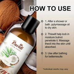 Coconut oil for body massage, an essential oil rich in coconut oil extract, can be used for body massage, long-lasting fragrance