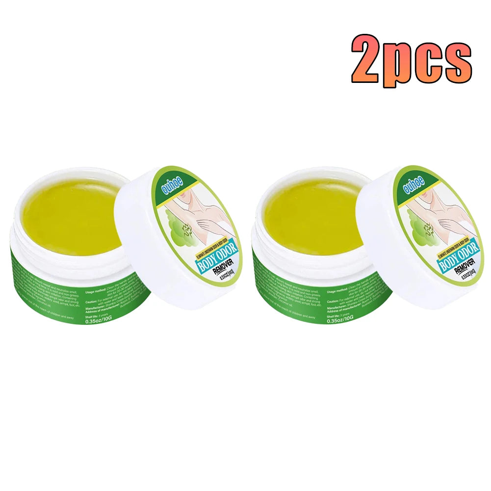 Crème déodorante pour les aisselles, extrait naturel de plante, déodorant d'été, arôme durable, soins de la peau, déodorant pour le corps rafraîchissant, 10g