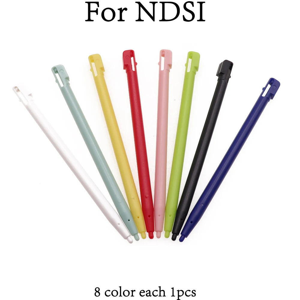 Plastic and metal touchscreen stylus, 1 set, for game consoles, compatible with Nintendo DS, Nintendo DS, Wii U, 2DS, 3DS XL, New 3DS XL, New 2DS XL