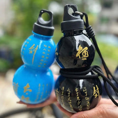 800ml gourde bouteille d'eau enfant eau gourde bouilloire chinois rétro-inspiration étanche cruche d'eau pour école PC bouilloire d'eau