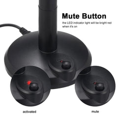 Microphone de bureau USB Plug & Play omnidirectionnel, pour ordinateur portable, enregistrement de jeux sur ordinateur, chat, chant, réunion