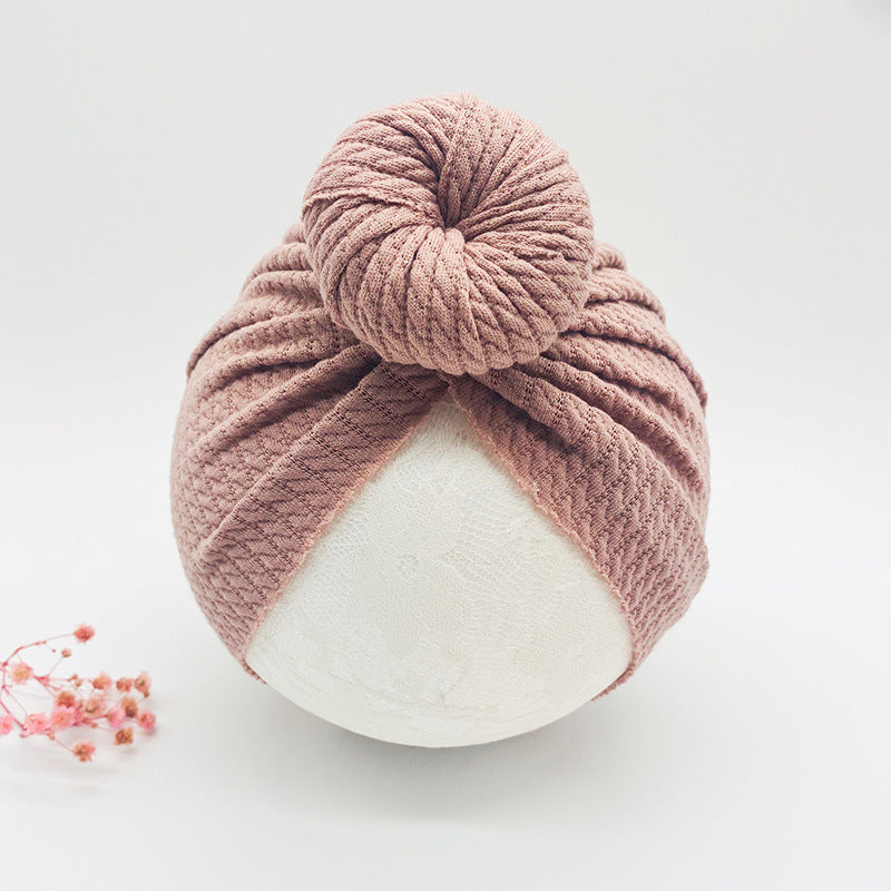 Chapeaux noués pour bébé fille, Bonnet avec nœud, Turban pour bébé, accessoires de tête pour nouveau-né, chapeau d'hiver, Bonnet chaud pour mère et enfant
