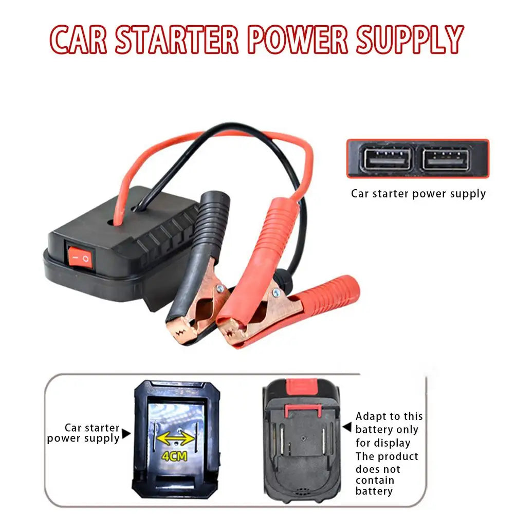 Batterie de démarrage de saut, boîte de cavalier Portable, démarreur de saut au Lithium, charge rapide, Booster automobile, batterie puissante