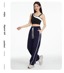 Pantalon de sport pour femmes en été Cool coupe-vent en plein air alpinisme ample décontracté pantalon à jambes larges pantalon de Protection solaire