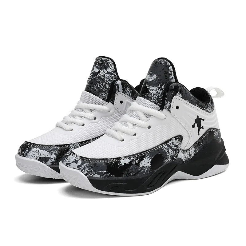 Chaussures de Basket-ball pour enfants, baskets d'extérieur antidérapantes, de sport, de course, d'entraînement, de marche