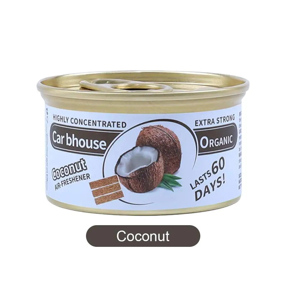 Car air fresheners, fragrance, canned wood blocks, coffee flavor, long-lasting, automotive aromatherapy, car air freshener supplies