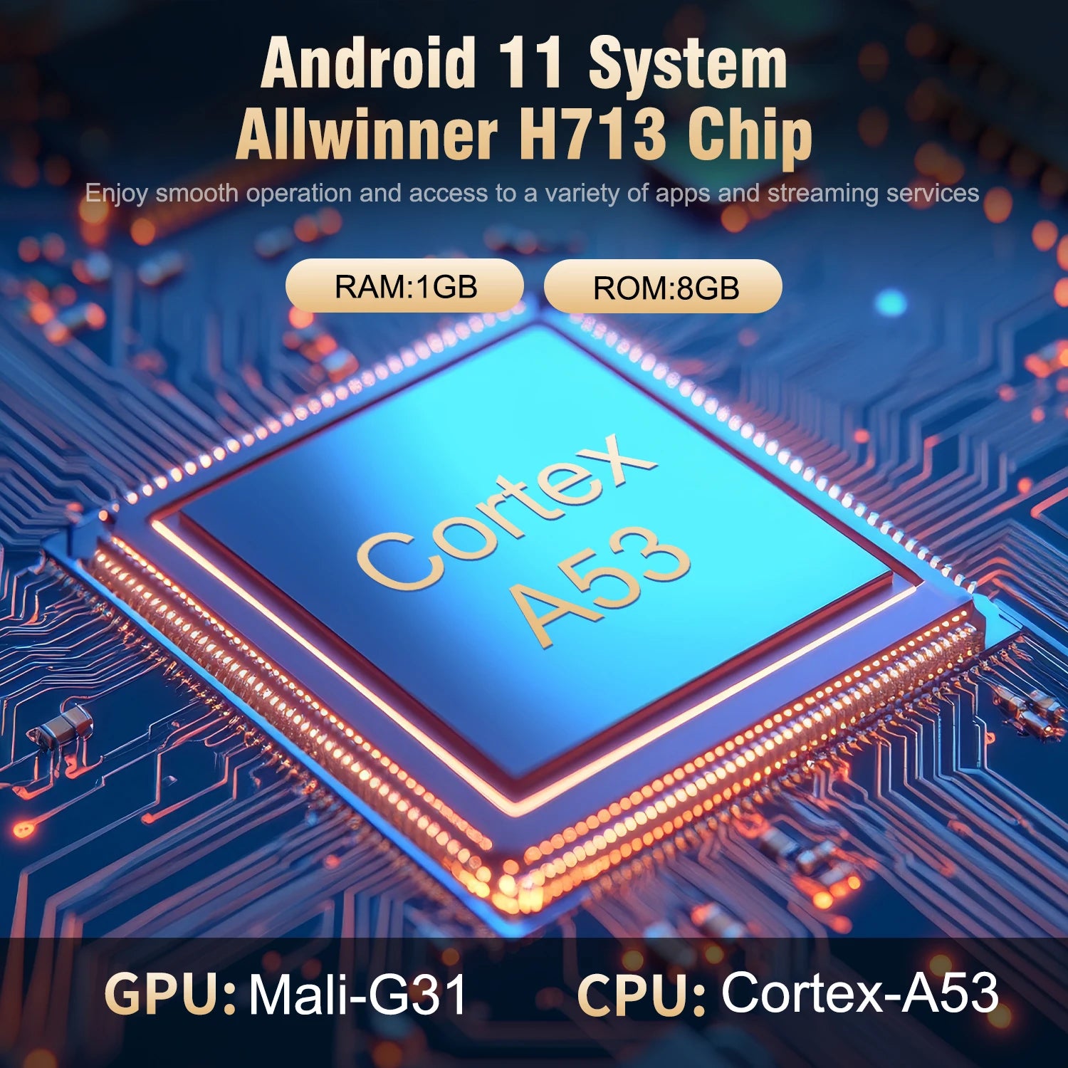 Magcubic HY310 projecteur à mise au point automatique 1080P natif 4K 330ANSI Android 11 WiFi6 BT5.4 Mini projecteur de film extérieur avec Air Mouse