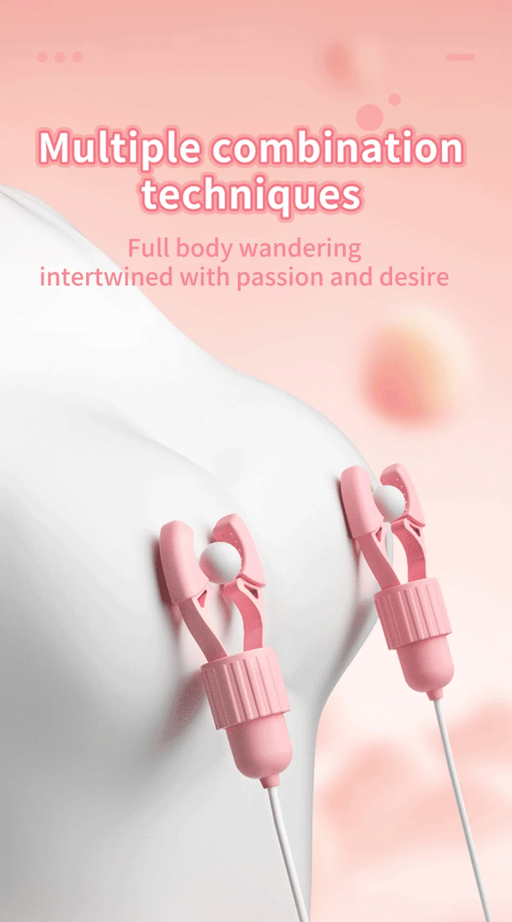 Stimulateur de mamelon sensible avec vibration – Appareil de plaisir à double action pour le bien-être et le massage intimes des femmes