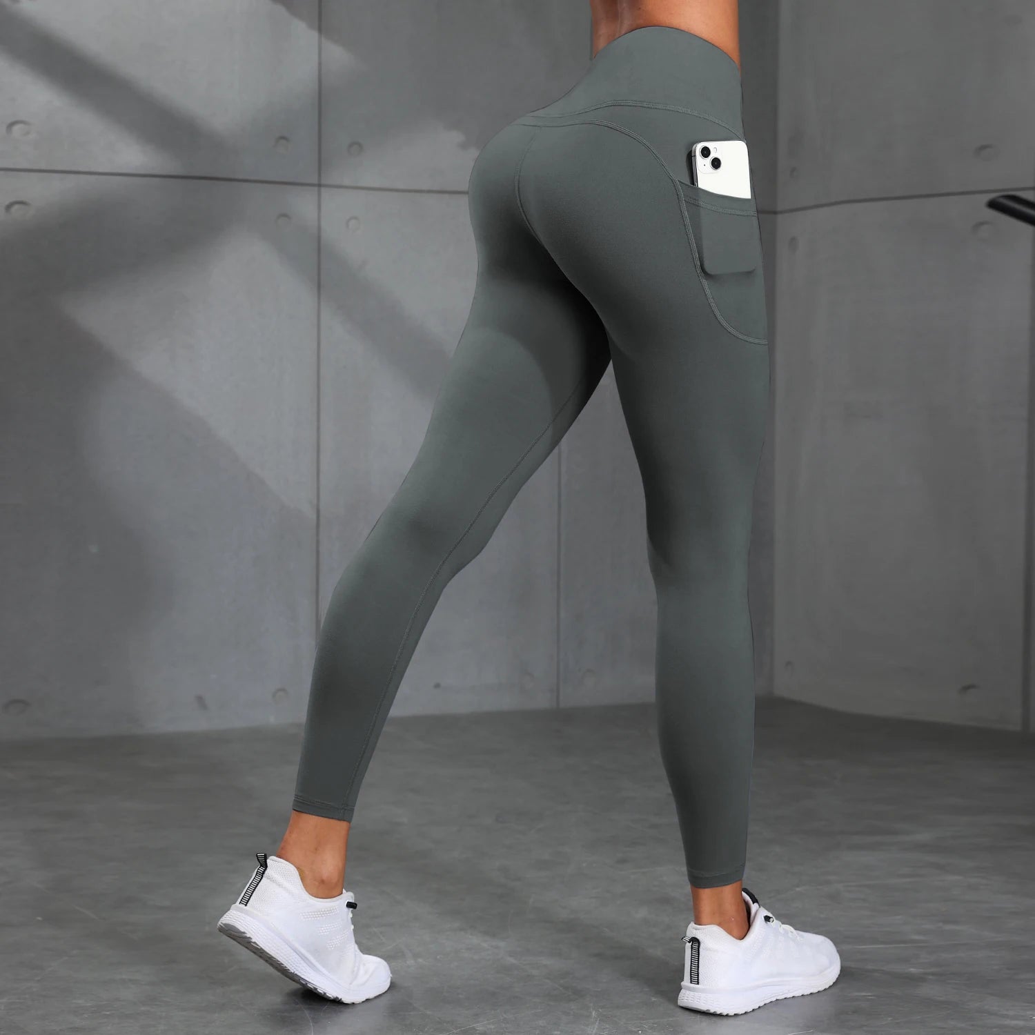 Pantalon de Yoga taille haute avec poches pour femmes, Leggings de Compression pour le sport, le Fitness, la course à pied