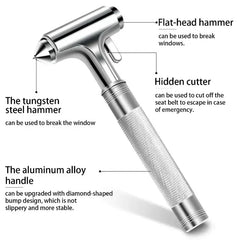 Car safety hammer, car window hammer, emergency hammer with seatbelt cutter for automotive rescue