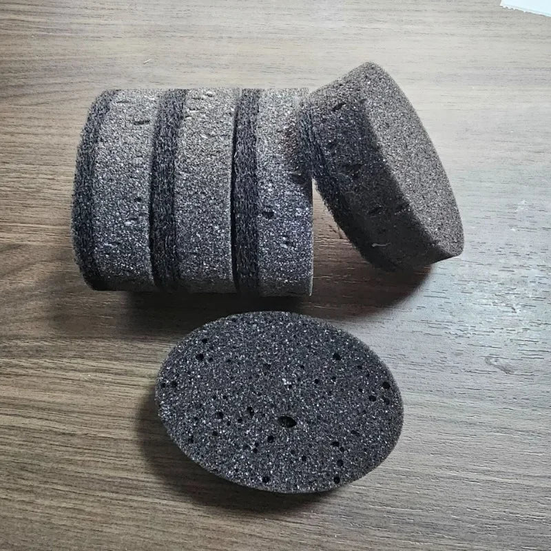 Éponge d'algues noires pour le nettoyage de la cuisine, vaisselle Non grasse, nettoyage de la vaisselle, Pots durables pour brossage de la vaisselle, ménage