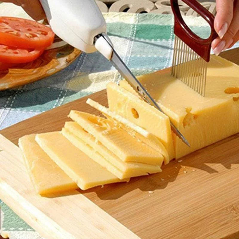 Couteau à steak électrique en acier inoxydable, outil de coupe sans fil, coupe facile, produits ménagers, portable, aste